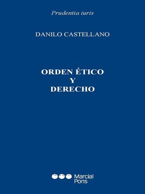 cover image of Orden ético y derecho